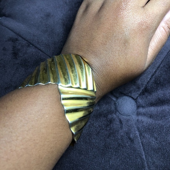 Vintage gold plated cuff - Picture 4 of 4